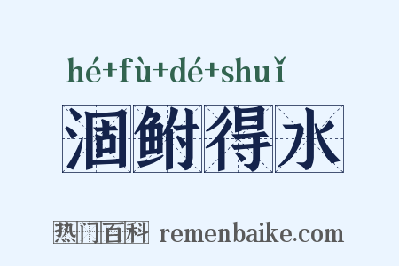 涸鲋得水是什么意思的图片